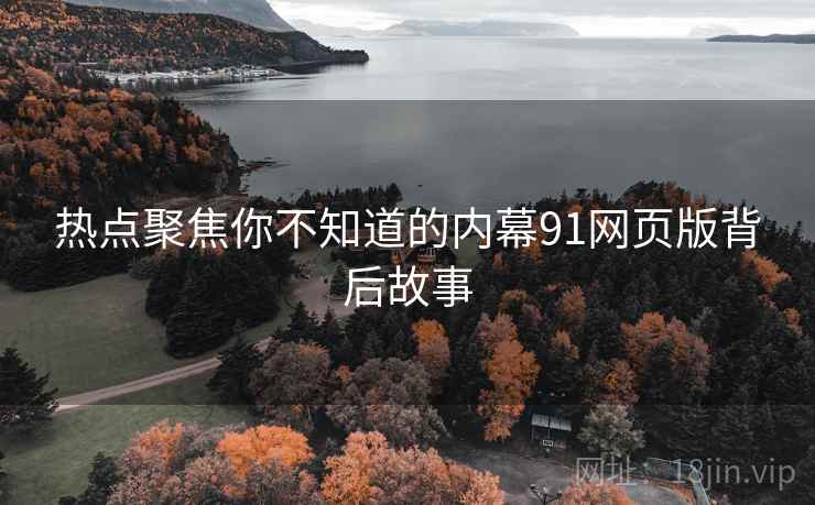 热点聚焦你不知道的内幕91网页版背后故事