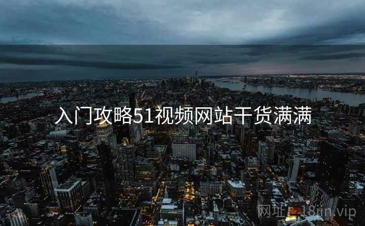 入门攻略51视频网站干货满满
