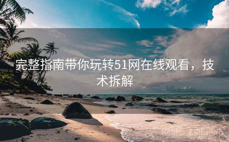 完整指南带你玩转51网在线观看，技术拆解