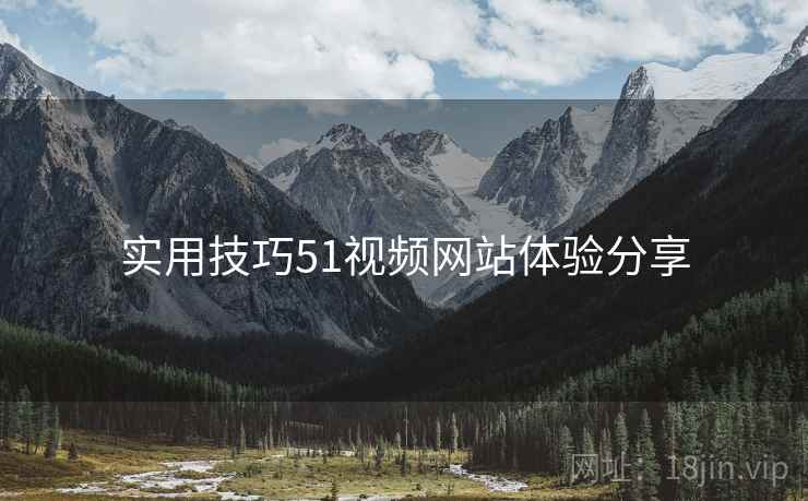 实用技巧51视频网站体验分享