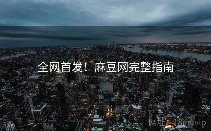 全网首发！麻豆网完整指南