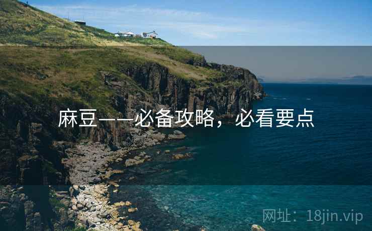 麻豆——必备攻略，必看要点