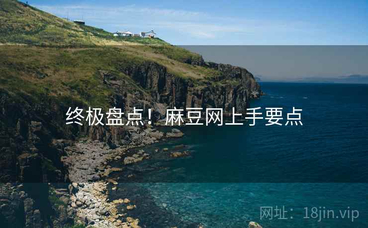 终极盘点！麻豆网上手要点