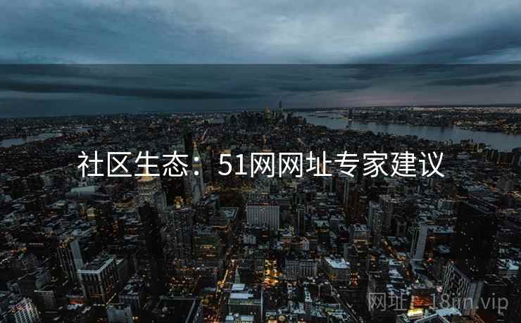 社区生态：51网网址专家建议