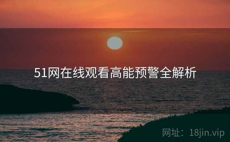 51网在线观看高能预警全解析