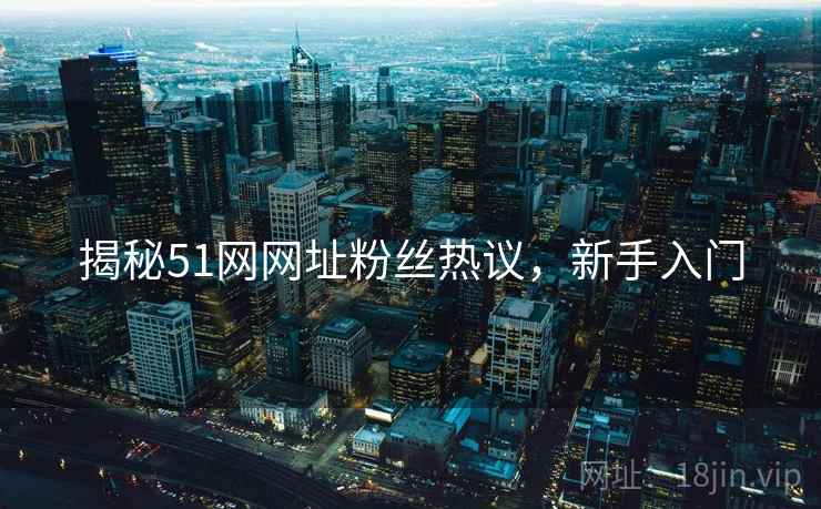 揭秘51网网址粉丝热议，新手入门